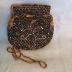 Hand beaded purse